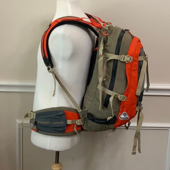 Jansport MAZAMA backpack - Slate Grey/Orange Ember - Picture 4 of 15